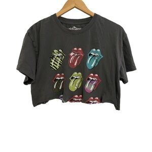 The Rolling Stones Cropped Tee Size XL